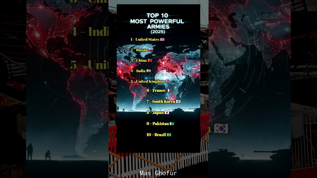 Top 10 Most Powerful Armies in the World (2025)