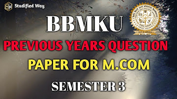 M.com 3rd semester  computer applications in business & communications|M.com 3rd sem 2022  question