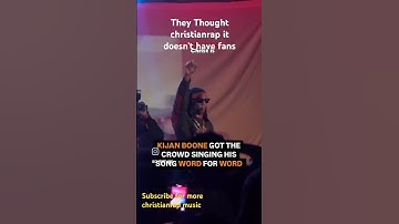 Thumbnail of kijan boone performance #christianmusic #rap #christianitytiktok #gospelrap