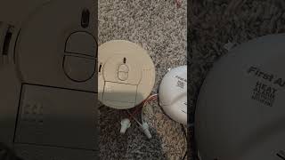 First Alert HD6135FB and Kidde 1276 #smokealarm dc interconnect test