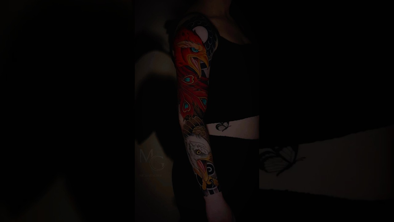 Bold lines, vibrant colors, and timeless style 🎨✨ Neotraditional at its finest