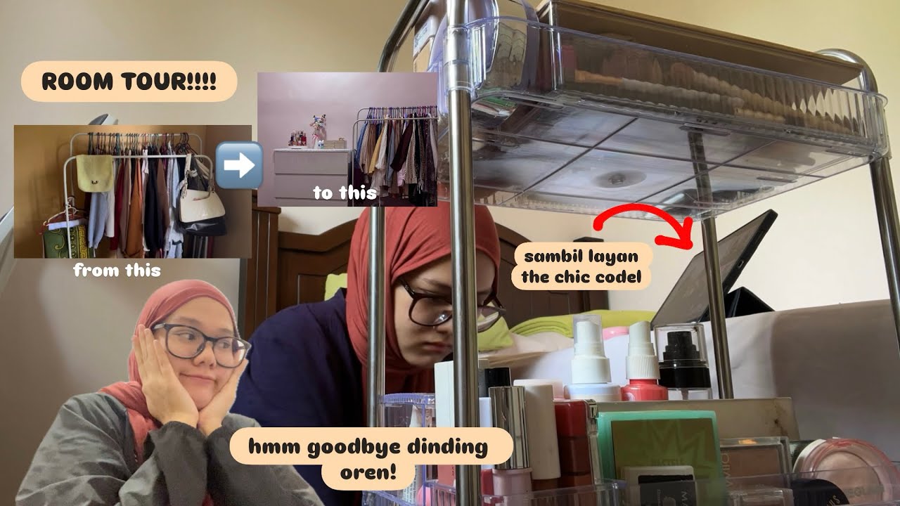 kemas bilik + ROOM TOUR‼️(first room tour after room makover jadi bilik idaman sejak 6 tahun)