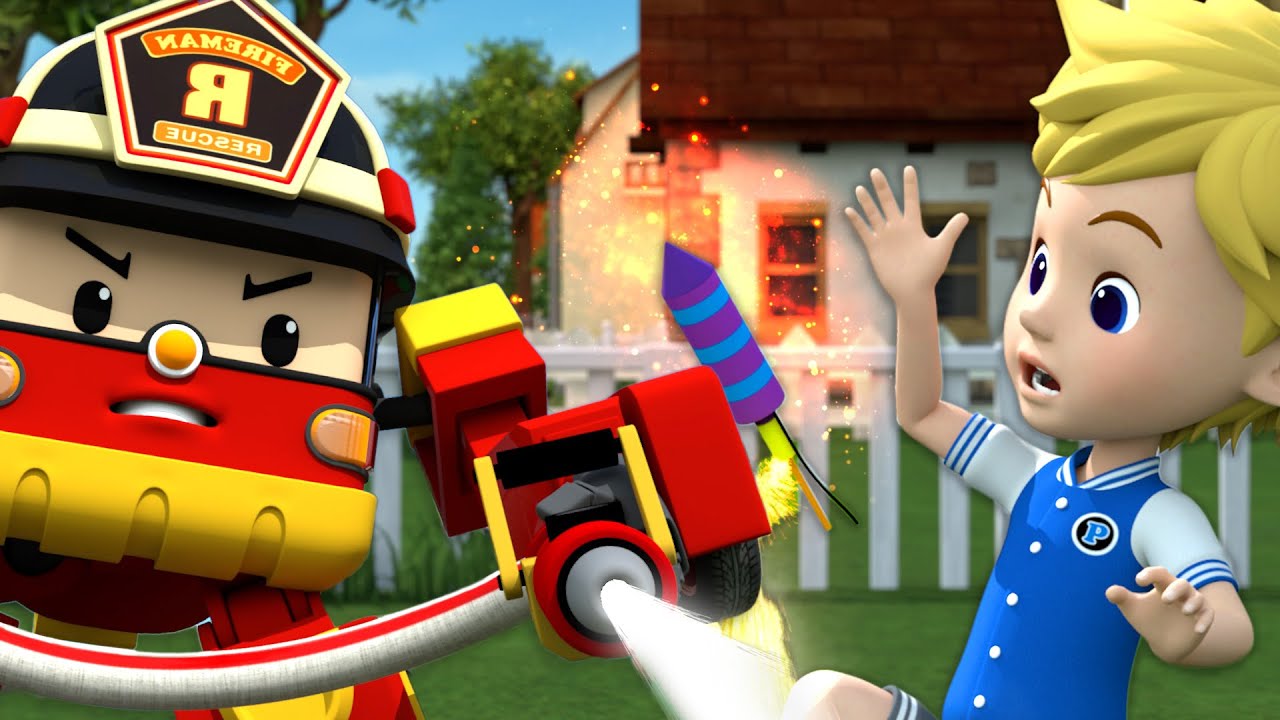 Keamanan Kembang Api│Seri Keselamatan Kebakaran🚒│Seri Api│Robocar POLI TV Bahasa Indonesia