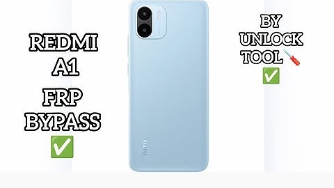 Redmi A1 Frp bypass by unlock tool🔓🪛 4/8/2025 #unlocktool #smartphone 