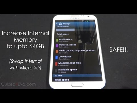 Galaxy Note 2-SD 카드에 게임 및 앱 설치 (Micro Sd로 내부 교체)-Cursed4Eva.com