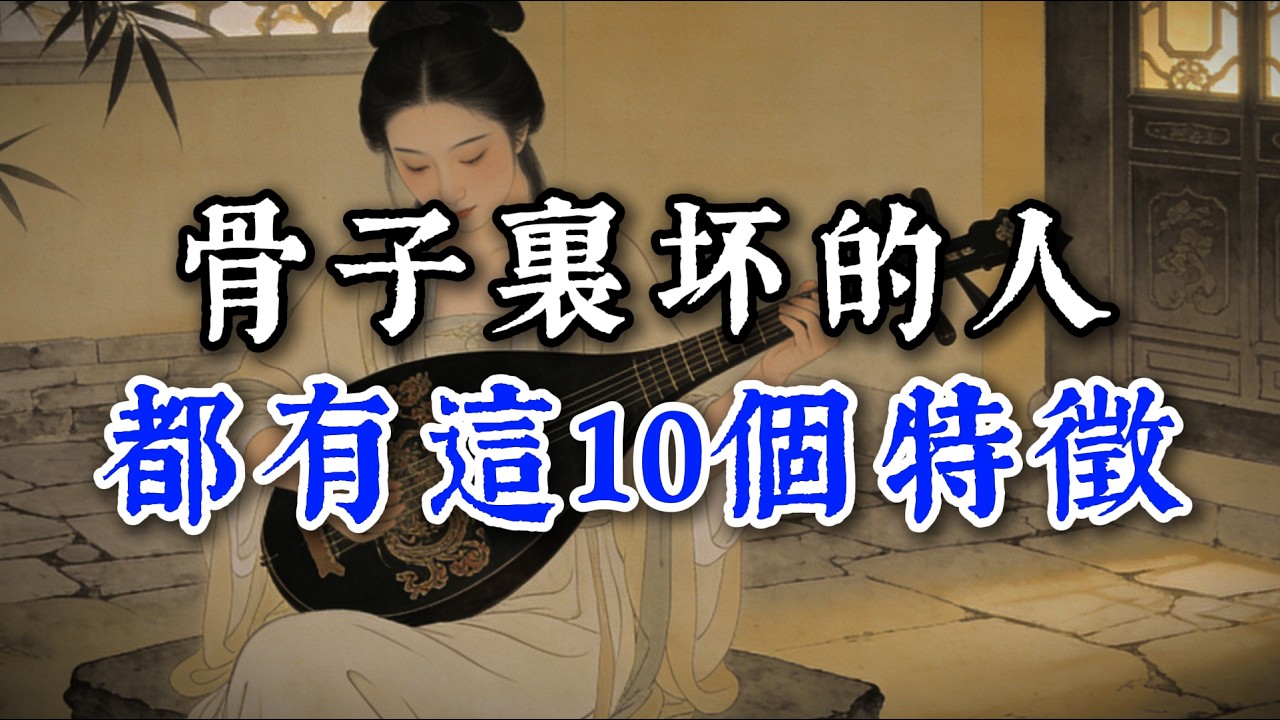 骨子裏坏的人都有這10個特徵#閲人智慧#强者思维 #情商 #认知觉醒 #社交技巧 #处世智慧 #人际关系