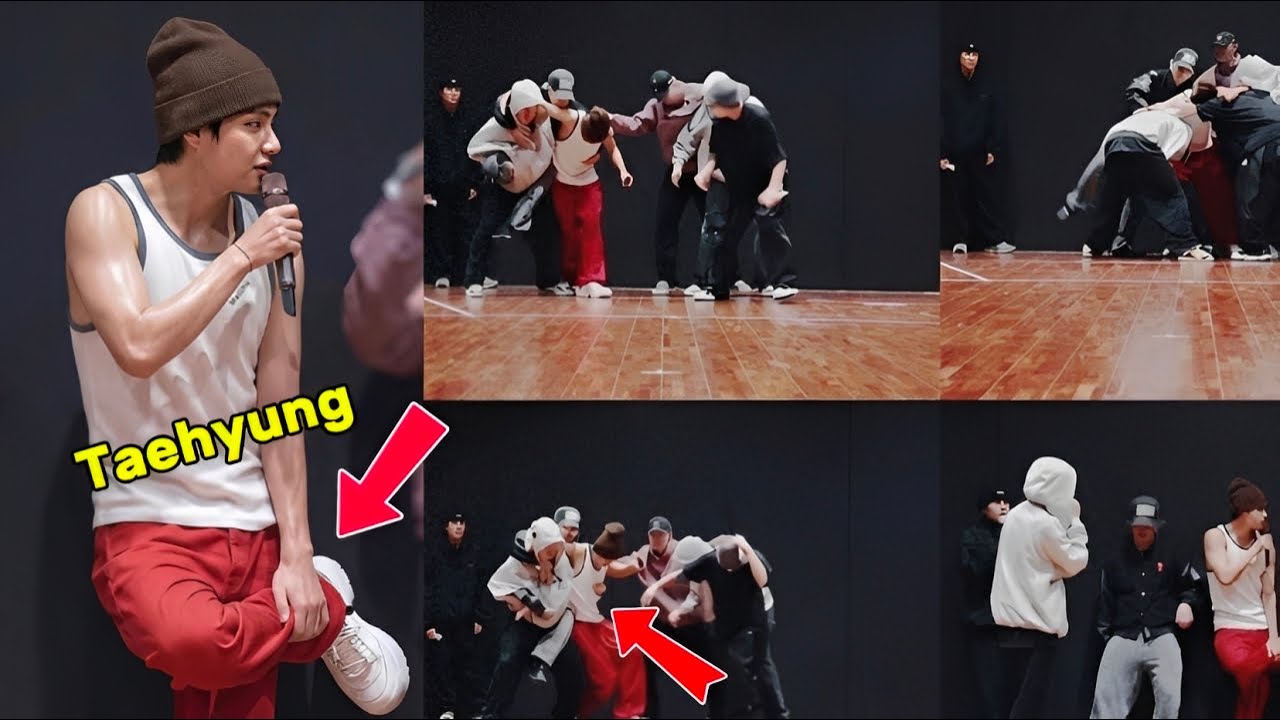 Тэхён из BTS упал в студии HYBE, все участники BTS обняли его, что произошло?