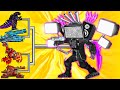 Transformers tank giant tv speaker vs mecha godzilla  iron beelzebub ice  arena tank cartoon