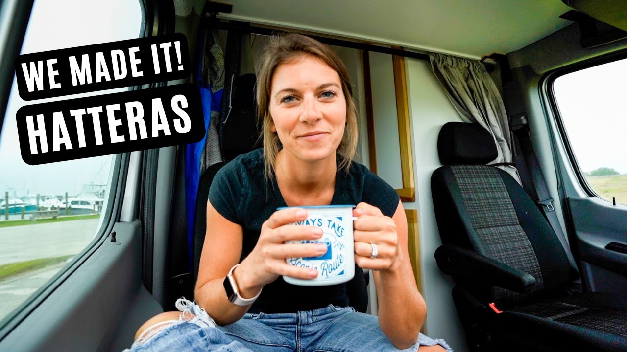 We Make It To Hatteras and Endure a Nasty Storm! - Van Life Outer Banks - Ep 15