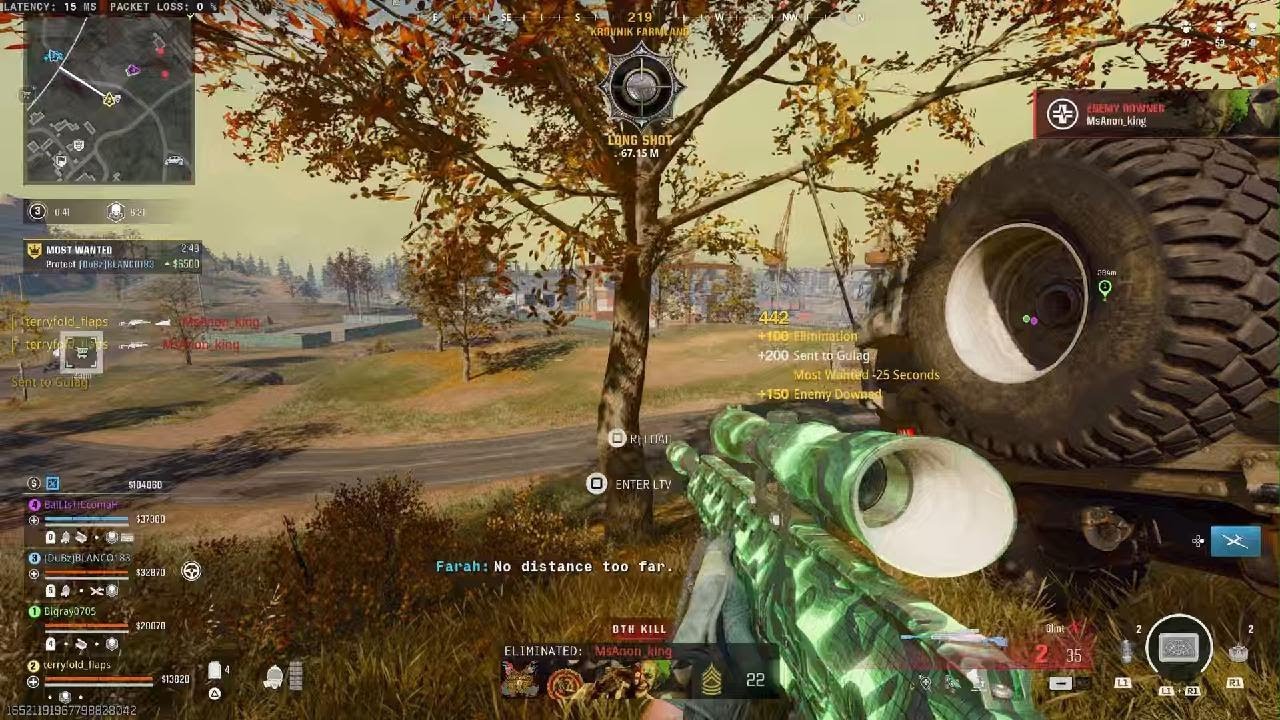 Truck strategy final circle