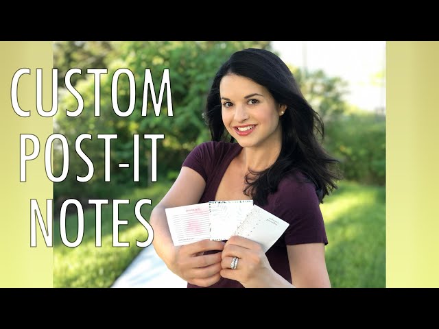 How to Make Custom Photo Post-It Notes - LalyMom