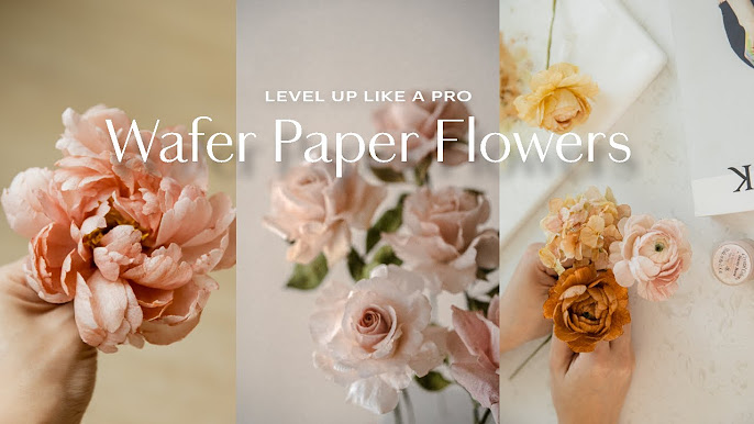 Online Academy: The Art of Wafer Paper Flowers & Cake Design 