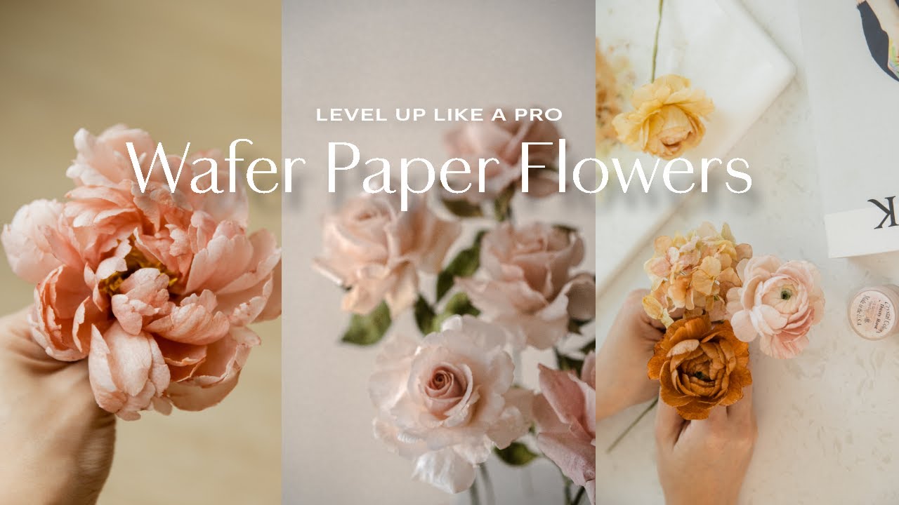 Level up your Wafer Paper Flowers like a PRO today. 