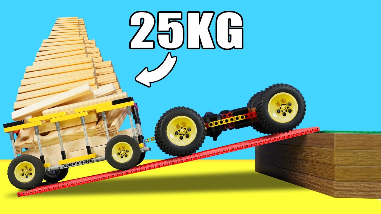 Driving Lego Car CLIMB Obstacles | RM Bricks