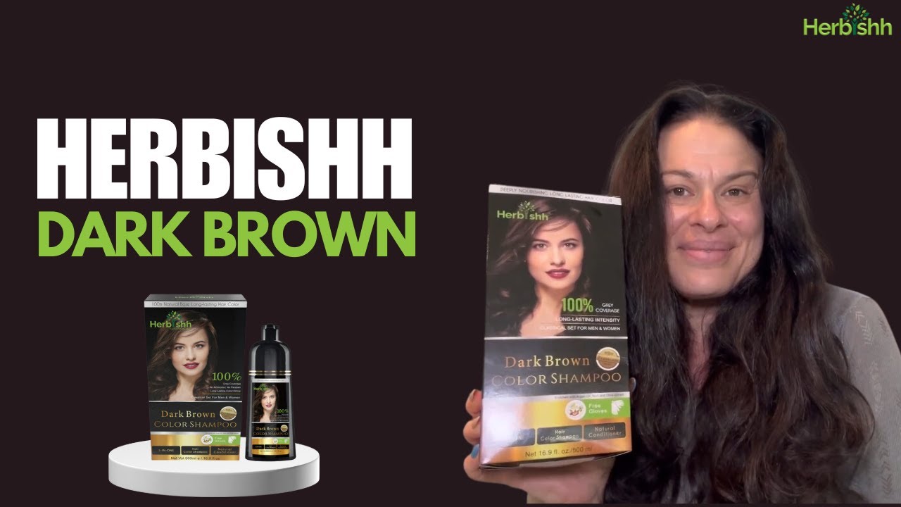 Achieve Beautiful Hair with Herbishh Dark Brown Shampoo | Herbishh