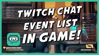 This tutorial shows how to get twitch chat in-game on a single monitor
streaming setup. you can also view your events list so no need tab
out. ➡️download ...