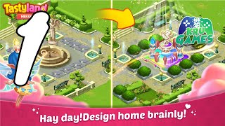 Tastyland- Merge 2048, cooking games, puzzle games Gameplay Walkthrough #1 (Android, IOS) screenshot 2