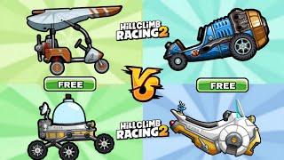 Hill Climb Racing 2 : GLIDER vs MOON LANDER vs HOVERBIKE vs BEAST screenshot 4