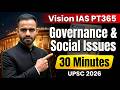 Vision IAS PT365 Polity 2026 | complete Governance, social issues PT365 for Target UPSC Prelims 2026