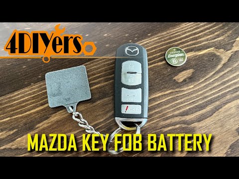 How to Replace the Battery on a Mazda Key Fob & Disassembly