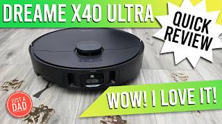 Dreame X40 Ultra Robot Self-Emptying Vacuum & Mop Quick REVIEW  MUST WATCH AMAZING!!