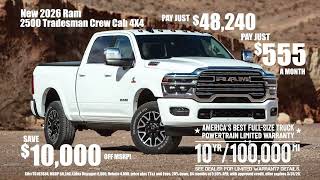Ram Truck Month Continues at All American Chrysler Jeep Dodge Ram of Odessa!
