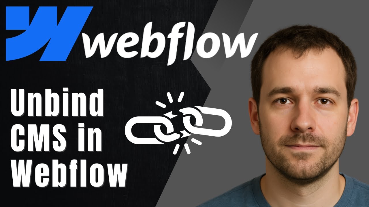 Webflow: How to Unbind CMS Collections (Free Up Templates & Elements ...