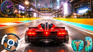 Ultimate Night City Racing – Red Sports Car Full Speed Gameplay screenshot 5