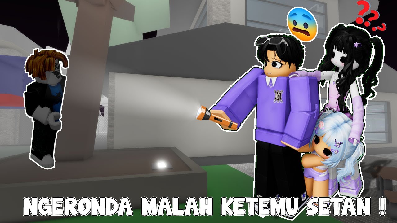 DISURUH NGERONDA SAMA PAK RT MALAH KETEMU SETAN | BROOKHAVEN🏡RP