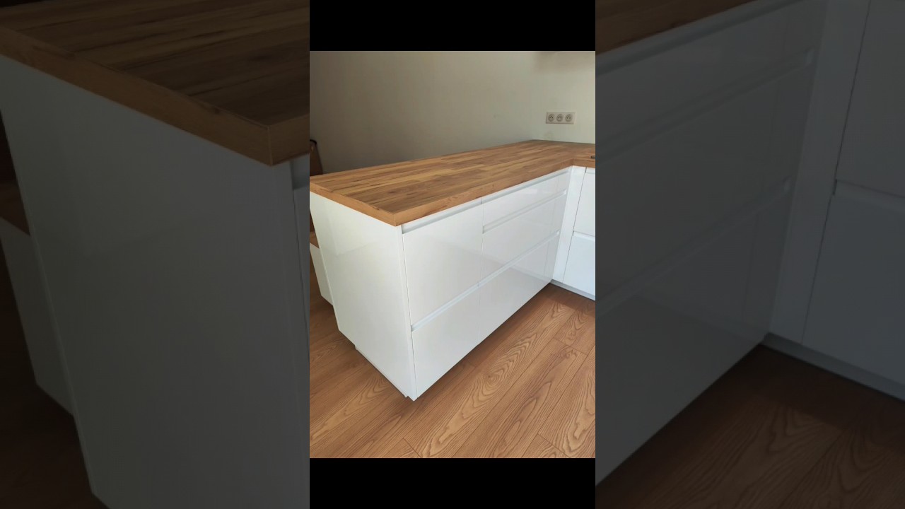 Astuce quand ton plan de travail est trop court. 