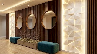 Best 200 Modern Wall Decoration Ideas 2026 | Luxury Living Room Wall Cladding & Home Interior Trends screenshot 2