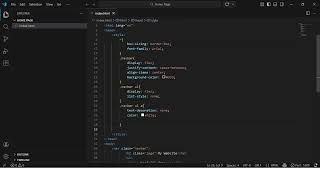 How to Create a Home Page with Navbar & Image | HTML CSS Tutorial