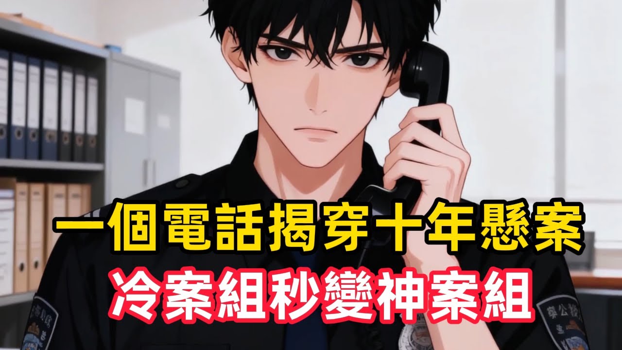 《一個電話揭穿十年懸案，冷案組秒變神案組》他曾是代號判官的犯罪心理學家，引爆炸彈與宿敵同歸於盡，卻重生為患有PTSD的警校倒數第一王浩。被發配至警局冷案墳場，他意外激活罪惡共鳴系統……#漫画解说