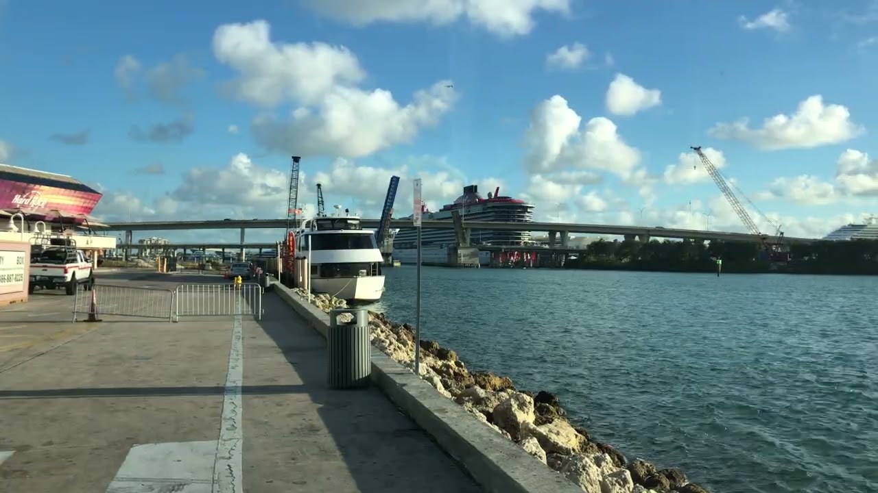 Miami Cruise Port Shuttle Van Pickup At Royal Caribbean Freedom Of The Seas Cruise To FLL Airport