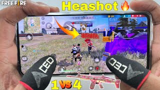 Poco x3 pro free fire gameplay test 2 finger handcam m1887 onetap headshot 120Hz display smoothaf screenshot 5