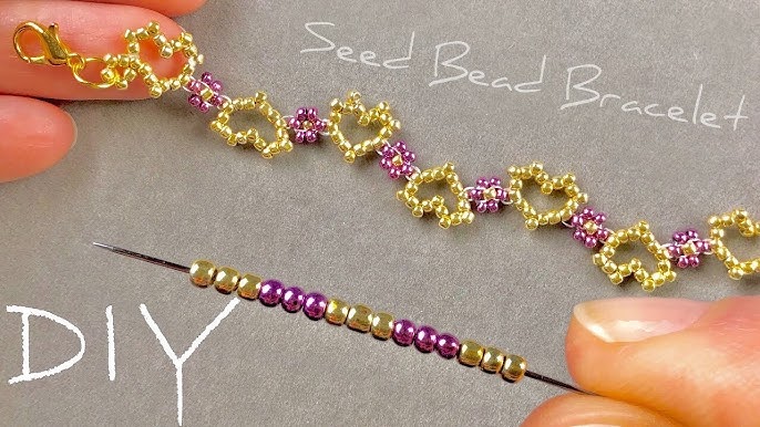 Homemade Beaded Bracelet Ideas – How to Make a Woven Seed Bead Bracelet  without a Loom- Pandahall.com