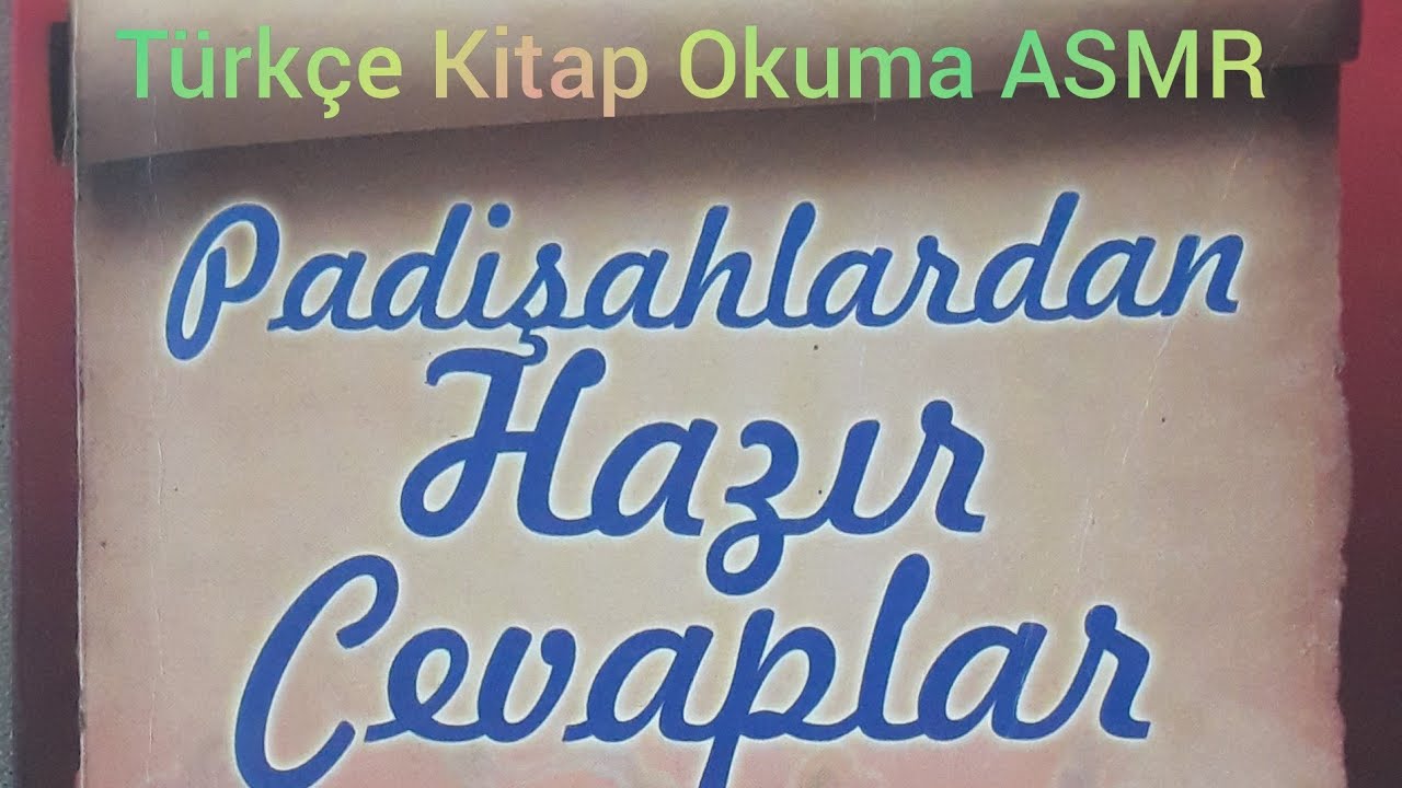 Türkçe Anlaşılmayan fısıltı ile Kitap Okuma ASMR