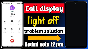 Redmi note 12 pro call display off problem | Redmi note 12 pro me call display off problem solution