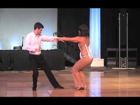 Ben Morris & Melina Ramirez West Coast Swing routine to Danny Maika Hamamoto live