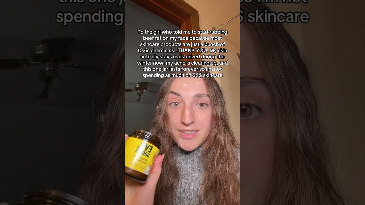 Never Using Anything But Beef Tallow On My Face Now Beeftallow Beeftallowskincare Skincare