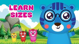 Learn Sizes from Smallest to Biggest & More Rhymes! | Surprise Adventure Tiger Family by Luke & Mary