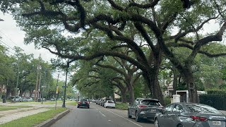 WHOLE LENGTH SAINT CHARLES AVENUE UPTOWN NEW ORLEANS IN MAY 2024