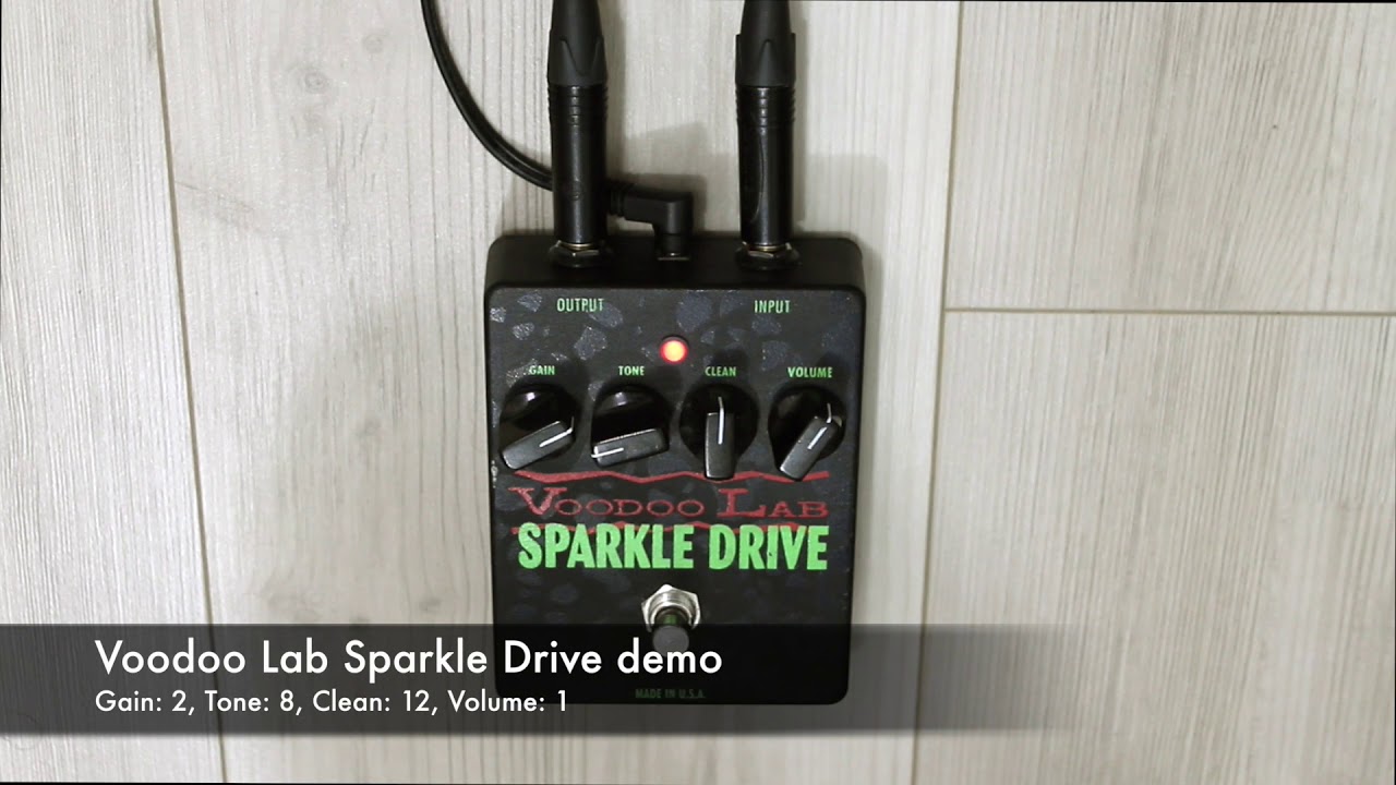 Voodoo Lab Sparkle Drive guitar pedal demo