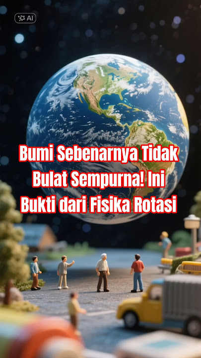 Bumi Sebenarnya Tidak Bulat Sempurna! Ini Bukti dari Fisika Rotasi #shortvideo #videoshort #viral