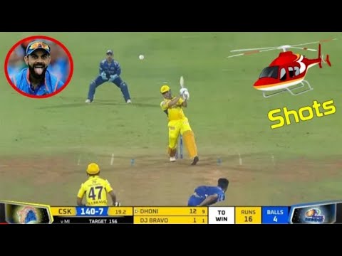 top 10 best helicopter shots in cricket history Ever - YouTube
