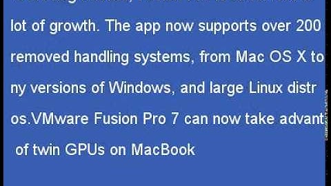 VMware Fusion/Fusion Pro 7 ready for OS X Yosemite