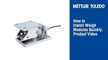 How to Install Weigh Modules Quickly - Product Video - METTLER TOLEDO Industrial - en
