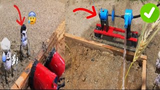 DIY MINI TRACTOR GROWING WHEAT🌾 || SCIENCE PROJECT ||#diy #nano