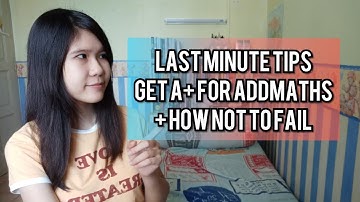 LAST MINUTE TIPS TO SCORE A+ FOR ADD MATHS KSSM SPM (+HOW NOT TO FAIL, FORMULA LIST) | victoriactual