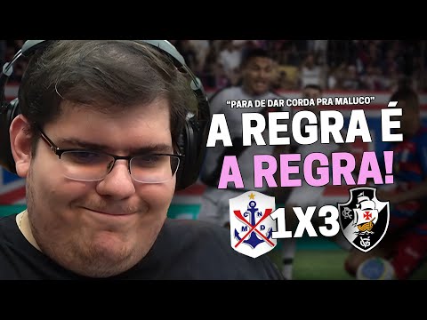 CASIMIRO REAGE: MARCÍLIO DIAS 1 X 3 VASCO - COPA DO BRASIL 2024 | Cortes do Casimito